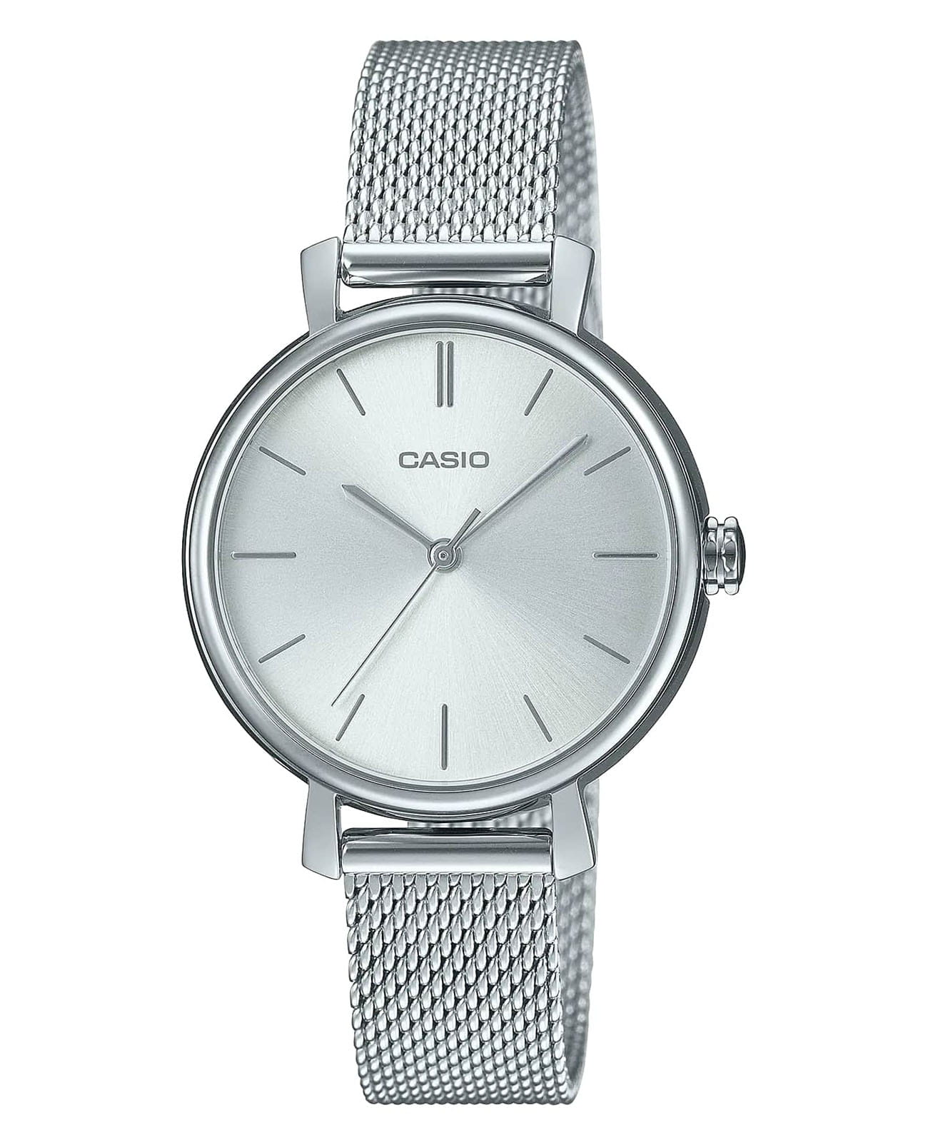 Casio Casio Collection LTP-2024VM-7CDR (LTP-2024VM-7C)  LTP-2024VM-7 кварцевые женские часы  циферблат, браслет нержавеющая сталь — вид спереди